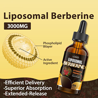 Nouvelle formule de berbérine, vinaigre d'extrait de vanille 100% pur, cannelle de Ceylan, chlorhydrate, acide phytique 500mg, liquide oral 60ml pour adultes