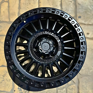 Mingyue <span class=keywords><strong>ขอบ</strong></span>ล้อรถโดยสารสำหรับรถ Jeep 4Runner Patrol Navara 6X139.7 6X114.3 17X9J ออฟโรดสีดำ4X4 - Product Image 1