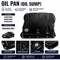 Coppa dell'Olio Motore Premium per Mercedes-Benz, Codice OE A1600140002, Superficie Anti-Usura, Flusso d'Olio Ottimale, Elevate Prestazioni di Tenuta