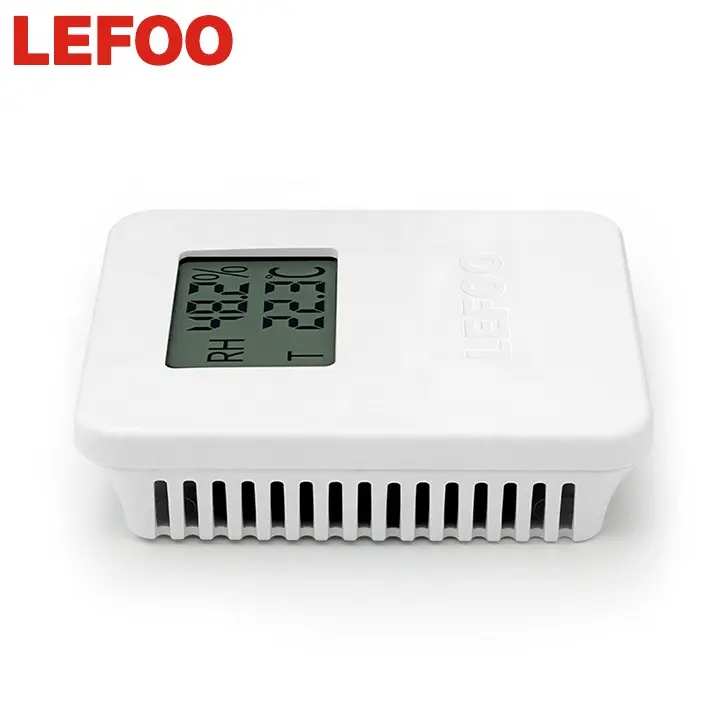 LEFOO Measuring Air Temp and Moisture Temperature and Humidity Sensor Transmitter with display and rtd
