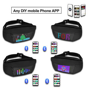 Riñonera Led Digital con cartelera móvil, luz de publicidad, deportes informales, motocicleta, caminar, anuncios, bolsa de pecho de píxeles - Product Image 3
