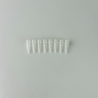 Tube PCR à fond conique précis pour détection PCR en temps réel en laboratoire clinique, en plastique, économique et uniforme