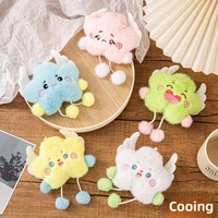 Mignon Pendentif de Sac à Dos et Porte-clés en Peluche Ange Nuage Couineur, Vente en Gros, Breloque Poupée, Petit Cadeau pour Couple