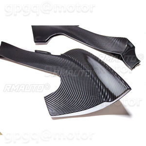 Para Jeep Grand Cherokee SRT SRT8 2012-2016, Divisor de Parachoques Delantero, Estilo Fibra de Carbono, Negro Brillante, Negro Mate, Rojo - Product Image 5