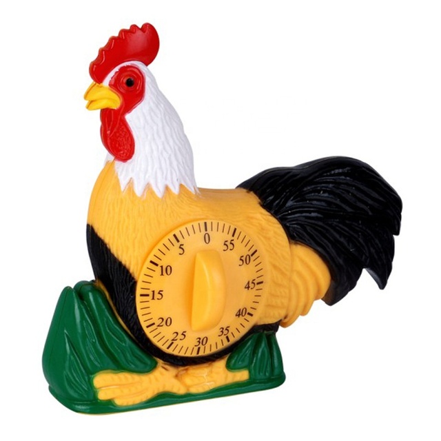 Productivity Google Visual Table Timer Fashion Cute Chicken Shaped Pomodoro Study Timer Mechanical Desk Kitchen Timer