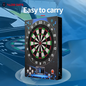 Machine de fléchettes électronique à pointe souple à monnayeur économique YULONG 75x59cm à suspendre au mur avec écran 7 pouces - Product Image 3