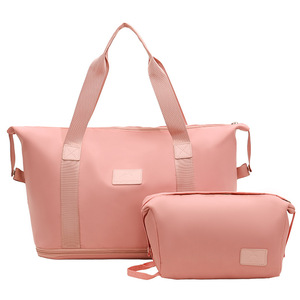 Custom Color Waterproof Woman Travel Weekender Duffel <b>Bag</b> Oxford Material Fashion Style Zipper Wholesale <b>Overnight</b> Gym <b>Bag</b> - Product Image 2