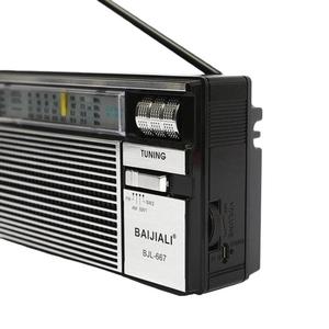 Altavoz de Alta Calidad con Sonido Potente BAIJIALI BJL-667 <span class=keywords><strong>Radio</strong></span> Multibanda FM AM SW <span class=keywords><strong>Radio</strong></span> Portátil con Perilla Independiente - Product Image 3