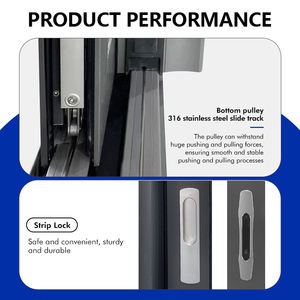 Puertas Corredizas <span class=keywords><strong>de</strong></span> Vidrio con Función <span class=keywords><strong>de</strong></span> Bloqueo, Ideales para Armarios y Closets en Casas y Apartamentos, Opciones <span class=keywords><strong>de</strong></span> <span class=keywords><strong>Segunda</strong></span> <span class=keywords><strong>Mano</strong></span> - Product Image 5