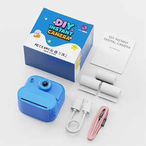 Cámara digital instantánea DIY para niños, 4800w píxeles, pantalla LCD de 2 pulgadas, cámara de fotos imprimible, juguete de regalo - Product Image 1