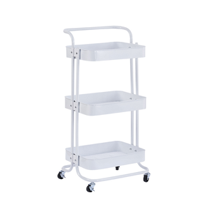 <b>Snack</b> Storage Shelf - Home Simple Small Trolley with Multi-level Storage - Living Room Mobile Trolley Storage Shelf - Product Image 2
