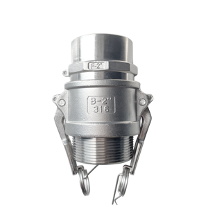 Camlock C + A Thread Stainless Steel من النوع A + C Camlock 12 "محول أنثوي NPT aluminium - Product Image 3