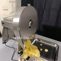 Elektrische en handmatige snijmachine voor citroenen, sinaasappels, aardappelchips, groenten en wortelen (commercieel gebruik)