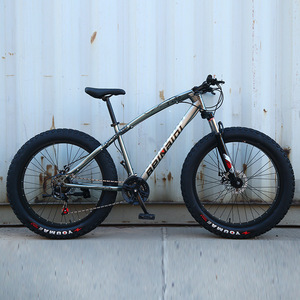 Bicicletta Ibrida da Montagna con Freni a Disco e Pneumatici Larghi, 21 Velocità, Telaio in Acciaio al Carbonio, Forcella Ammortizzata per Adulti, Prezzo di Fabbrica Cinese - Product Image 5