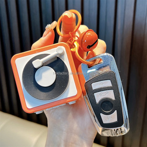 Móc khóa ghi âm <span class=keywords><strong>mini</strong></span> Retro mới có thể chơi và ghi lại hộp nhạc vui nhộn sáng tạo Móc chìa khóa phụ kiện nhỏ cầm tay treo quà tặng - Product Image 6