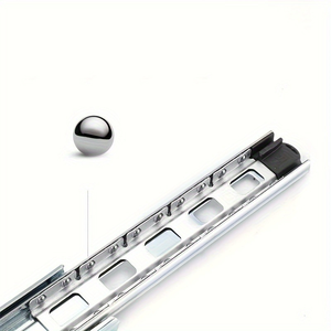 Hot Sale Modern Style 35/45mm Blue Galvanized Steel Ball Bearing <strong>Drawer</strong> <strong>Slides</strong> for Kitchen &amp; Bathroom Furniture Use - Product Image 4