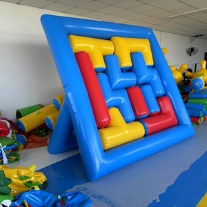 Grand puzzle gonflable pour enfants - Jeu de team building sportif et de divertissement - PVC écologique avec blocs <span class=keywords><strong>Tetris</strong></span> - 2 à 4 enfants - Product Image 4