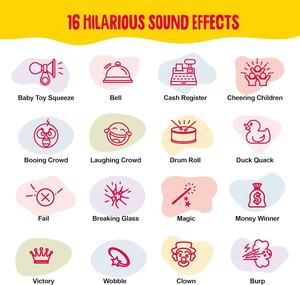 آلة المؤثرات الصوتية-16 أصوات مضحكة-صانع الضوضاء للأولاد هدايا مزحة للأطفال - Product Image 6
