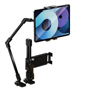 Adjustable Aluminum Tablet Stand Foldable Rotatable Desktop Clamp Holder for Office Bed <b>Desk</b> Use - Product Image 1
