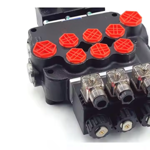 วาล์วควบคุมทิศทางแบบล็อคเดี่ยว 3 สปูล รุ่น P80, วาล์วไฮดรอลิกแบบโมโนบล็อก - Product Image 5