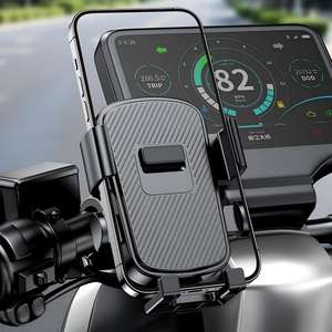 Support de téléphone intelligent 360° personnalisé avec logo, support de bureau pour iPad, support de guidon pour moto et vélo, matériau ABS, étanche, hauteur réglable - Product Image 2