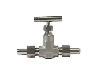 pneumatic SS316 6000PSI high pressure weld connector industrial valves forged control needle valve