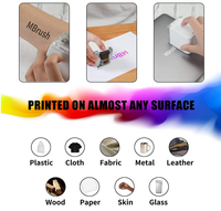Mesin Printer Tato Temporer Mini Portabel USB untuk Stiker Kartu Logo Label Casing Ponsel untuk Usaha Kecil
