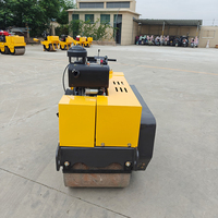 Compacteur de sol compact pour machines routières 330kg 450kg 600kg, mini-compacteur à tambour pour petit tracteur