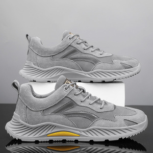 Zapatillas de deporte de primavera para hombre, de malla transpirable, ligeras, con cordones, para correr, con suela blanda, informales - Product Image 2