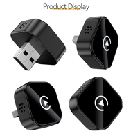 Adaptador de Navegación Qianyao 2 en 1 para CarPlay y Android Auto, USB Portátil, Actualización para Autos con IOS y Android, Convertidor Carplay Dongle