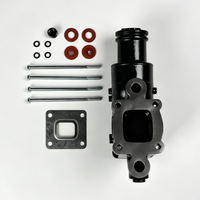 Mercruiser 864591T02 Mercruiser V8 14 °   Proveedores de Elevadores de Escape XME 4591 de Hierro Fundido con Ángulo de 14 Grados