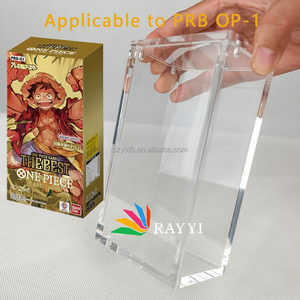 Premium Clear <span class=keywords><strong>BANDAI</strong></span> ONE PIECE Card Premium Booster la meilleure PRB-01 boîte japonaise vitrine en acrylique - Product Image 3