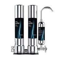 Purificateur d'eau pour robinet de cuisine domestique, cylindre à 7 couches, purificateur d'eau en acier inoxydable, sans électricité, OEM