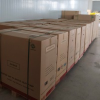 Chauffe-eau électriques à pompe à chaleur air-eau 16 kW, boîtier en acier inoxydable, alimentation électrique manuelle pour usage domestique et hôtelier R32