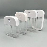 Nouveau design de pompe de bouteille de pulvérisateur de désinfectant de parfum de carte de PE en plastique 30ml 40ml 45ml 50ml capacité crème de sérigraphie eau liquide