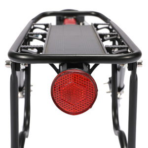Portaequipaje para bicicleta eléctrica, bastidor trasero para bicicleta, <span class=keywords><strong>con</strong></span> rueda de motor negro - Product Image 4