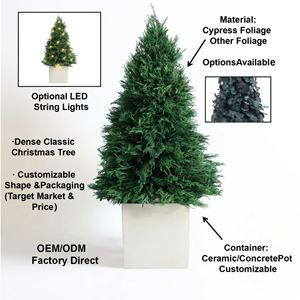 Nouvel <span class=keywords><strong>arbre</strong></span> <span class=keywords><strong>de</strong></span> Noël artificiel <span class=keywords><strong>de</strong></span> qualité supérieure <span class=keywords><strong>de</strong></span> 8 pouces avec <span class=keywords><strong>de</strong></span> vrais fleurs préservées pour <span class=keywords><strong>la</strong></span> décoration <span class=keywords><strong>de</strong></span> bureau intérieure - Product Image 2