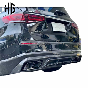 Per 2024 <span class=keywords><strong>mercedes</strong></span> gls600 w167 x167 upgrade a may-bach ld design in fibra di carbonio con labbro anteriore del paraurti del motore kit carrozzeria diffusore - Product Image 6