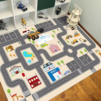 Washable Custom Kids Carpet Play Rug Non Slip Floor Kids Area Rugs for Kids Children Carpet