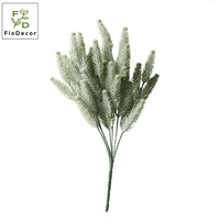 Nouveau pin artificiel épinette bleue cèdre sétaire herbe plante feuilles en plastique plantes artificielles dans la verdure givrée