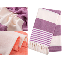Serviette de plage turque la plus vendue 39 x 71 légère sans sable séchage rapide en coton fabriquée par un fabricant de serviettes de plage