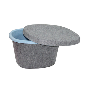 Durable Felt Storage Boxes Bins Shoe Changing Stool Home Storage Organization Laundry Basket Household Items