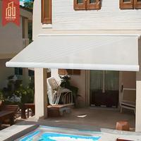Auvent à cassette intégrale haut de gamme, résistant aux intempéries, approuvé par les concessionnaires commerciaux, pour terrasses, villas, jardins et gazebos