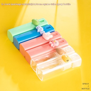 Personnalisable 10ml Tube Carré Vaporisateur Dessin Animé Mignon Oral <span class=keywords><strong>Alcool</strong></span> Parfum Distribution PP Fine Brume Pulvérisateur Pompe Scellant - Product Image 3