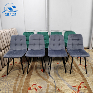 <span class=keywords><strong>Chaise</strong></span> de salle à manger moderne en gros, dossier haut, polyvalente, revêtement en <span class=keywords><strong>velours</strong></span>, design contemporain, maison, <span class=keywords><strong>bureau</strong></span>, bar, appartement, lumière - Product Image 3