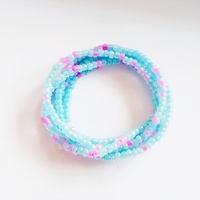 Mode Vente Chaude Taille Élastique Perles Corps Chaînes D'été Plage Bohème Coloré Riz Perles Taille Ventre Chaîne pour Femmes Filles