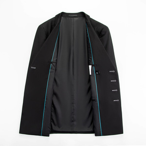 Costume <span class=keywords><strong>Homme</strong></span> Sur Mesure 2 Pièces <span class=keywords><strong>Grande</strong></span> <span class=keywords><strong>Taille</strong></span> Croisé de Haute Qualité pour Mariage et Bureau - Product Image 5