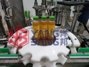 YB-YG6自動フルーツジュースソフトドリンク飲料液体ボトル充填キャッピングマシン