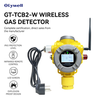 Monitor Buzzer Desibel Tinggi Multi Gas Analyzer Monitor Detektor Gas Mudah Terbakar Tetap dengan Alarm Suara dan Cahaya Terintegrasi
