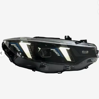 Phares LED bicolores pour BMW F32 F36 M4 F82 M3 F80 2013-2019, style yeux de serpent, phares avant jaunes/blancs DRL